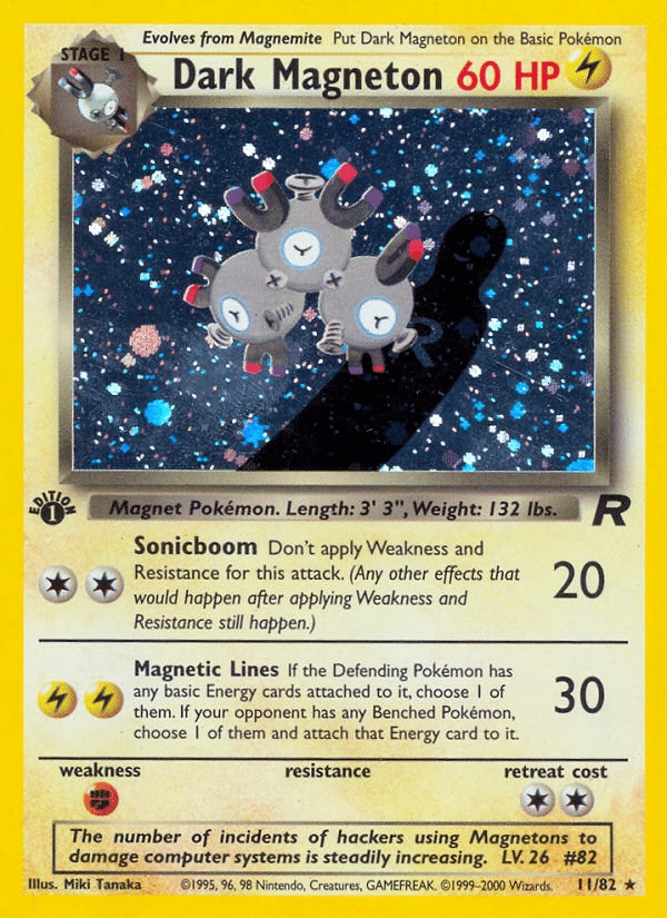 Dark Magneton Pokémon Team Rocket (11/82) – Base