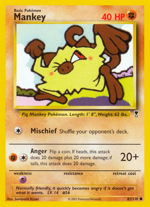 Mankey Pokémon Legendary Collection (81/110) – Other