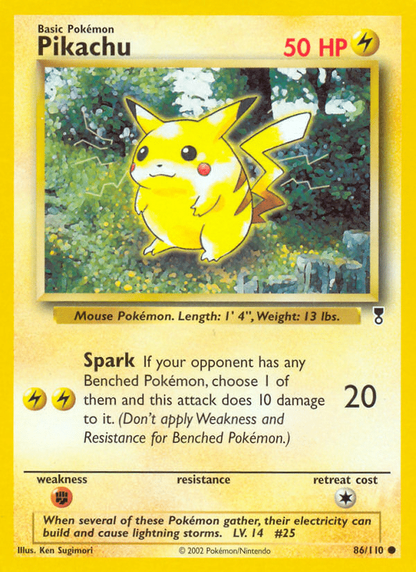 Pikachu Pokémon Legendary Collection (86/110) – Other