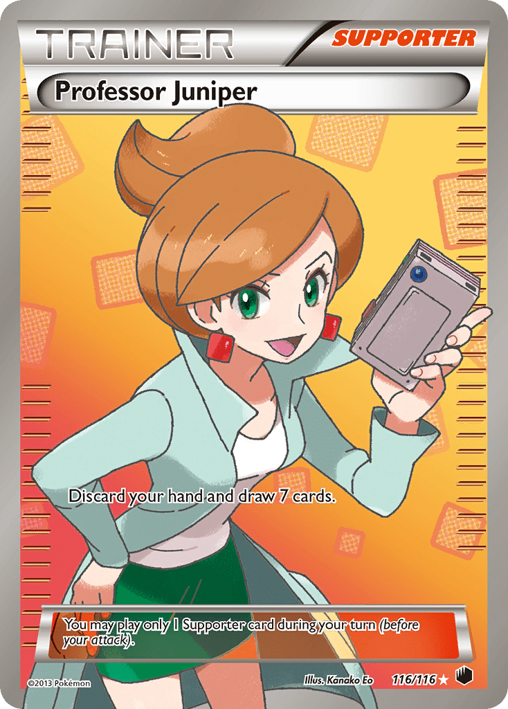 Professor Juniper Pokémon Plasma Freeze (116/116) – Black & White