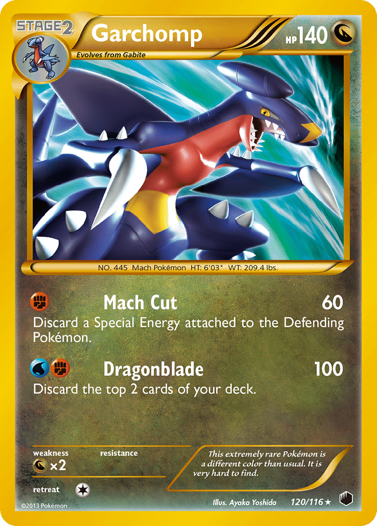 Garchomp Pokémon Plasma Freeze (120/116) – Black & White