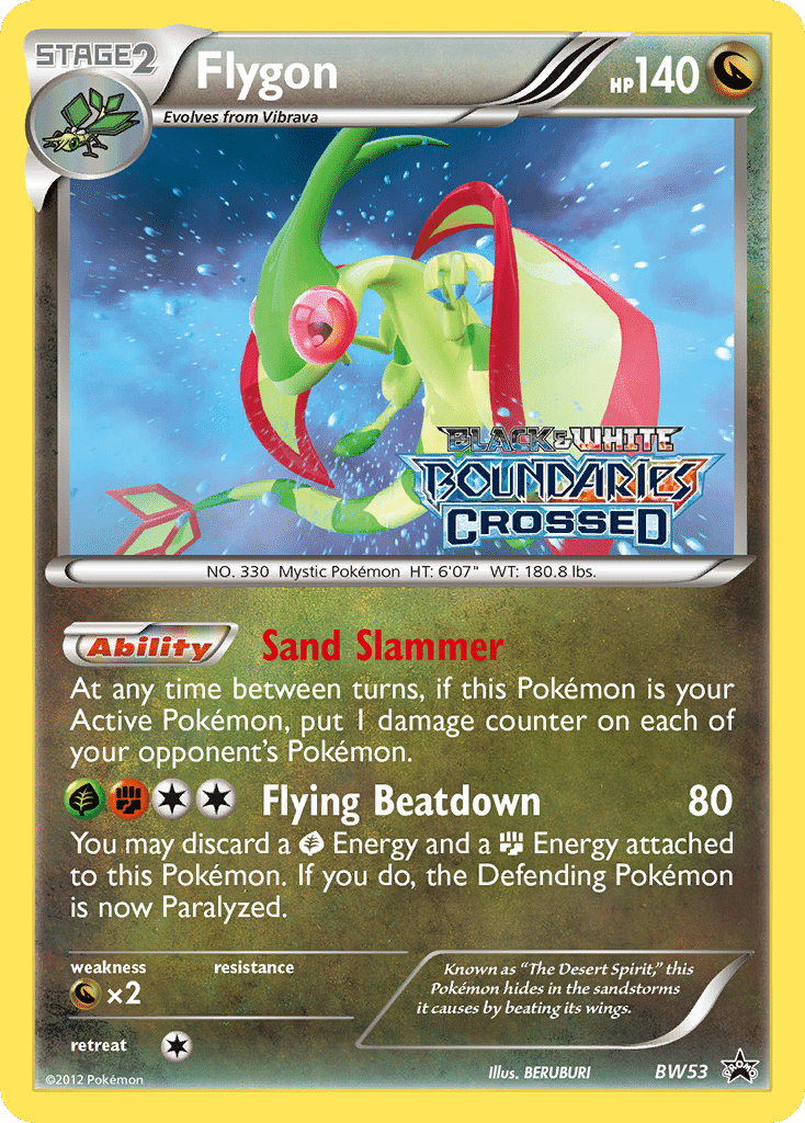 Flygon Pokémon BW Black Star Promos (BW53/101) – Black & White