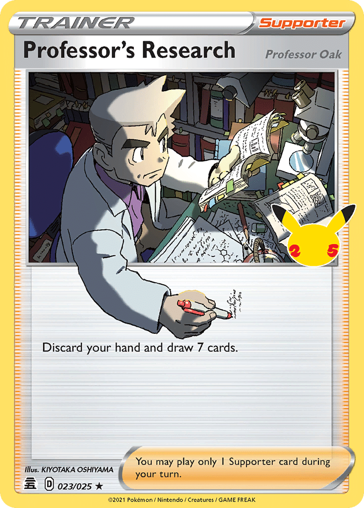 Professor’s Research (Professor Oak)