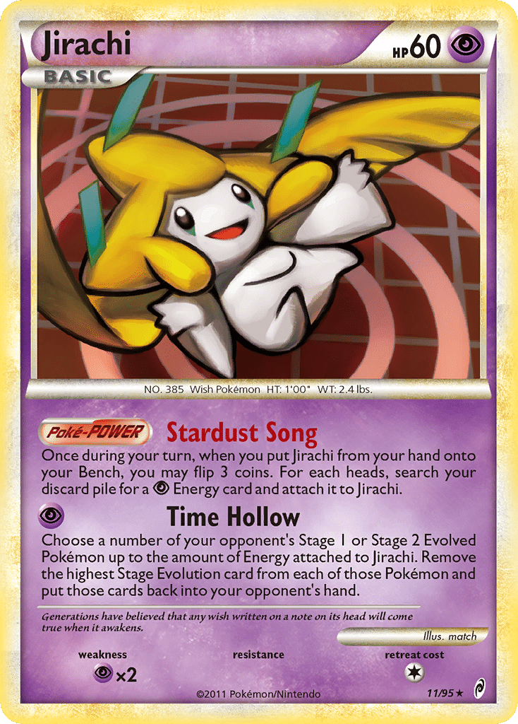 Jirachi Pokémon Call of Legends (11/95) – HeartGold & SoulSilver