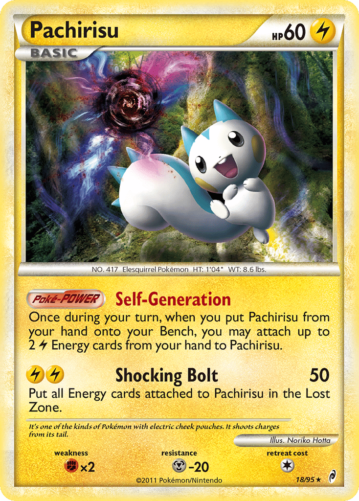Pachirisu Pokémon Call of Legends (18/95) – HeartGold & SoulSilver
