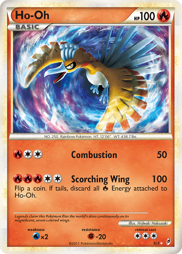 Ho-Oh Pokémon Call of Legends (SL5/95) – HeartGold & SoulSilver