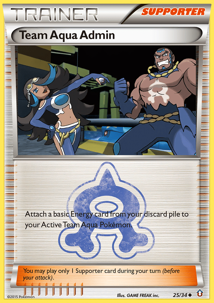 Team Aqua Admin Pokémon Double Crisis (25/34) – XY