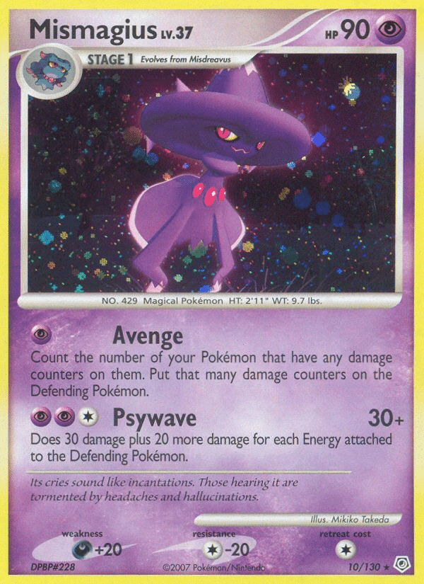 Mismagius Pokémon Diamond & Pearl (10/130) – Diamond & Pearl
