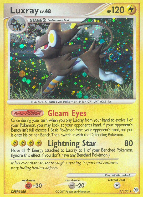 Luxray Pokémon Diamond & Pearl (7/130) – Diamond & Pearl