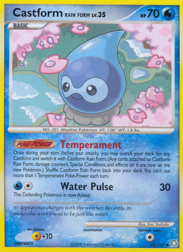 Castform Rain Form Pokémon Legends Awakened (49/146) – Diamond & Pearl