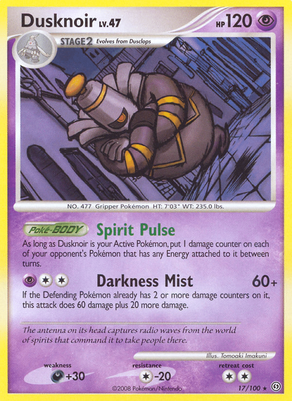 Dusknoir Pokémon Stormfront (17/100) – Diamond & Pearl