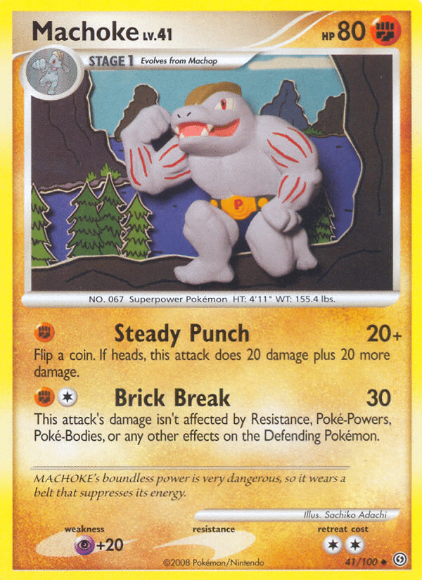 Machoke Pokémon Stormfront (41/100) – Diamond & Pearl