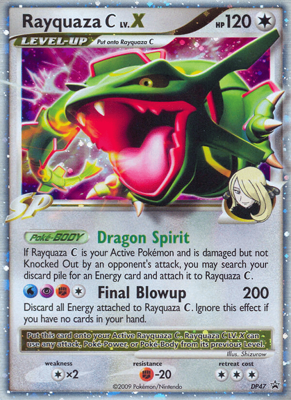Rayquaza C LV.X Pokémon DP Black Star Promos (DP47/56) – Diamond & Pearl