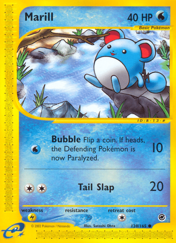Marill Pokémon Expedition Base Set (120/165) – E-Card