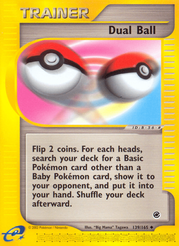 Dual Ball Pokémon Expedition Base Set (139/165) – E-Card