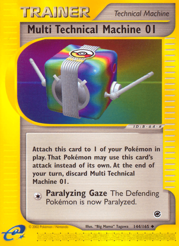 Multi Technical Machine 01 Pokémon Expedition Base Set (144/165) – E-Card