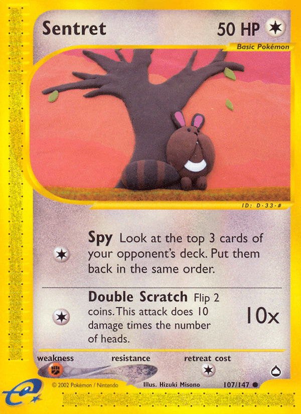 Sentret Pokémon Aquapolis (107/147) – E-Card