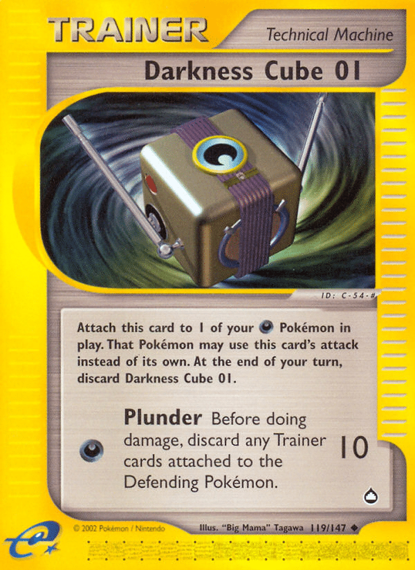 Darkness Cube 01 Pokémon Aquapolis (119/147) – E-Card