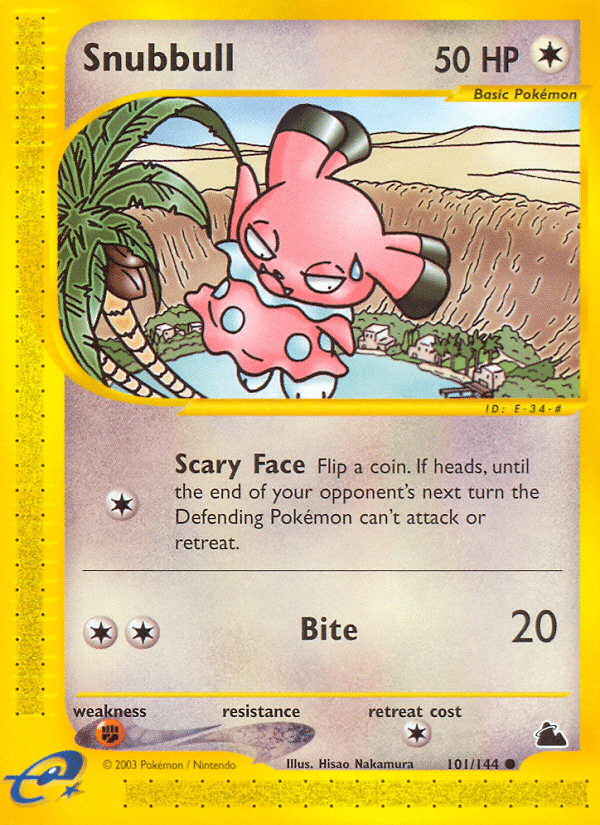 Snubbull Pokémon Skyridge (101/144) – E-Card