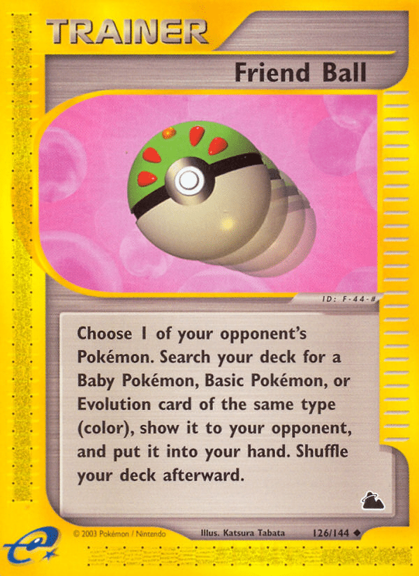 Friend Ball Pokémon Skyridge (126/144) – E-Card