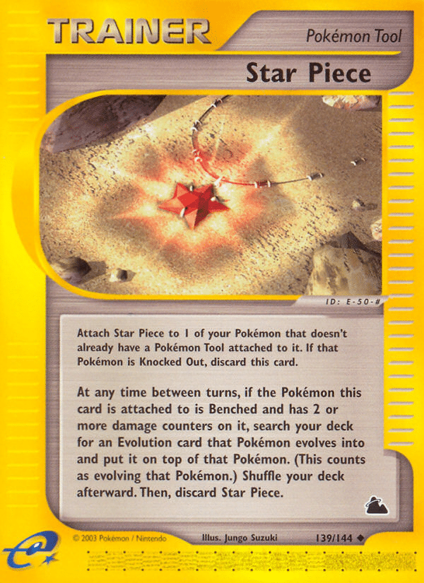 Star Piece Pokémon Skyridge (139/144) – E-Card