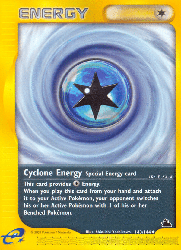Cyclone Energy Pokémon Skyridge (143/144) – E-Card