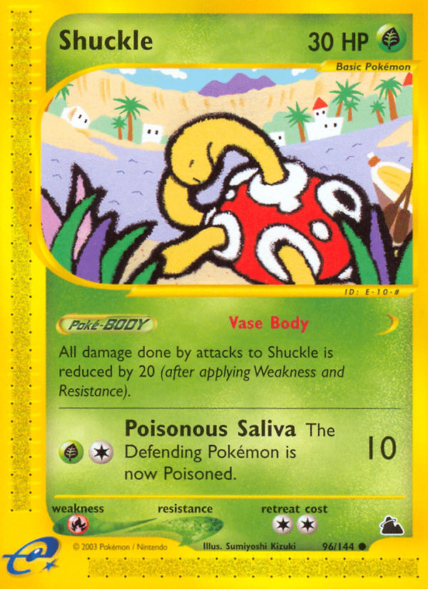 Shuckle Pokémon Skyridge (96/144) – E-Card