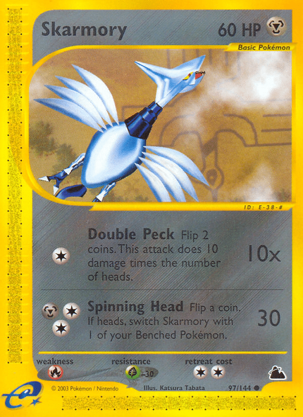 Skarmory Pokémon Skyridge (97/144) – E-Card