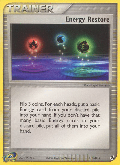 Energy Restore Pokémon Ruby & Sapphire (81/109) – EX