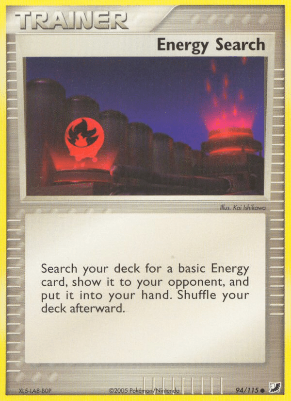 Energy Search Pokémon Unseen Forces (94/115) – EX