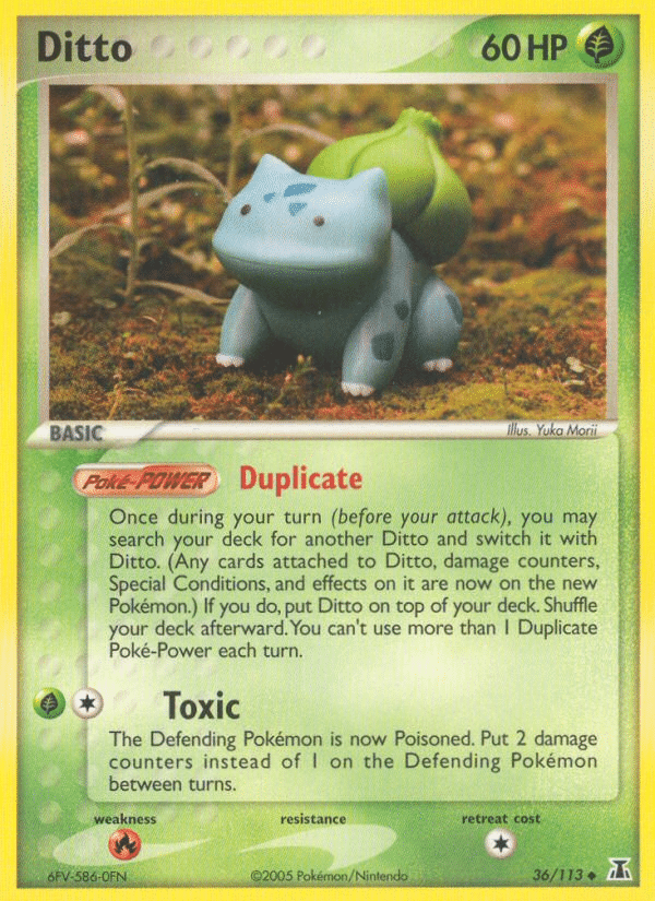 Ditto Pokémon Delta Species (36/113) – EX
