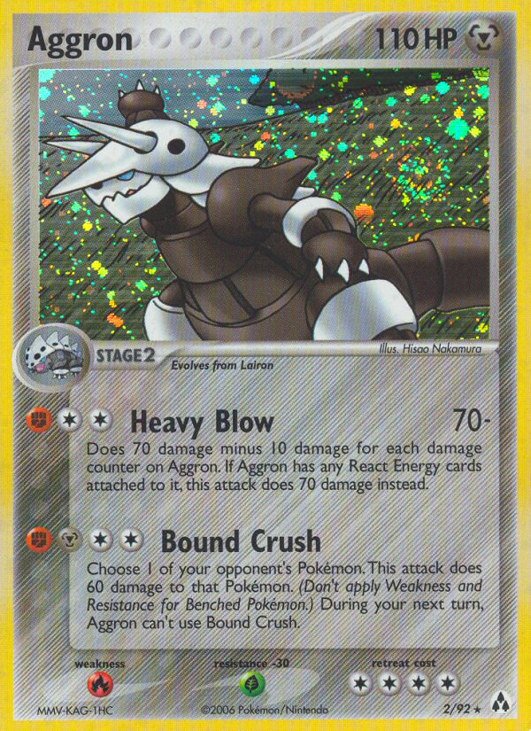 Aggron Pokémon Legend Maker (2/92) – EX