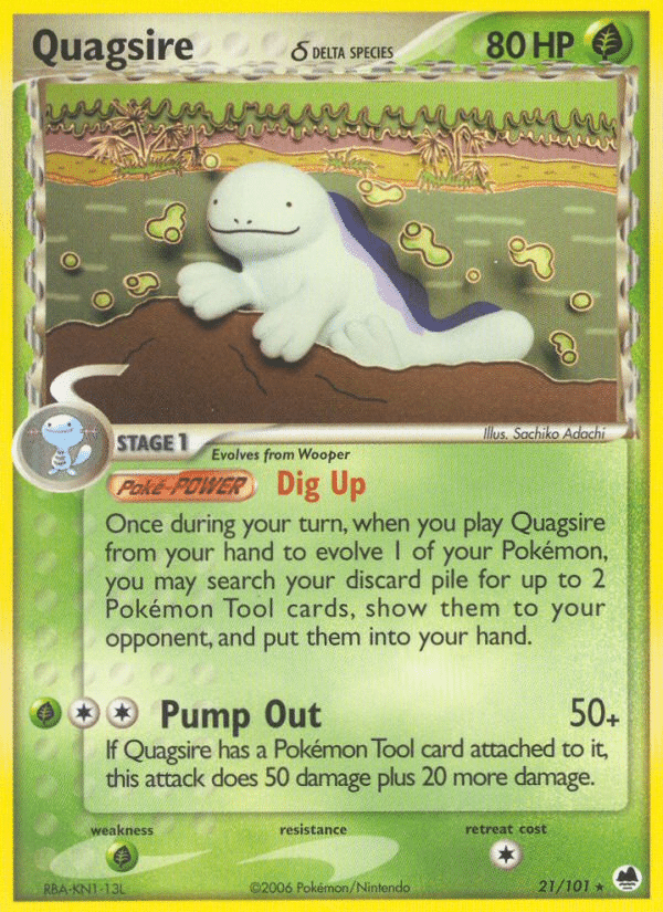 Quagsire δ Pokémon Dragon Frontiers (21/101) – EX