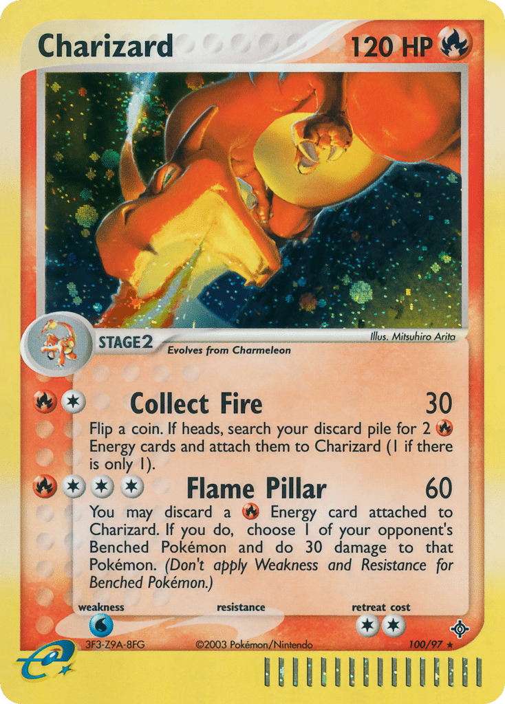 Charizard Pokémon Dragon (100/97) – EX