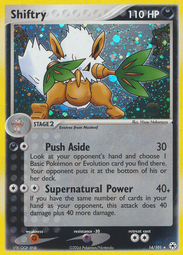 Shiftry Pokémon Hidden Legends (14/101) – EX