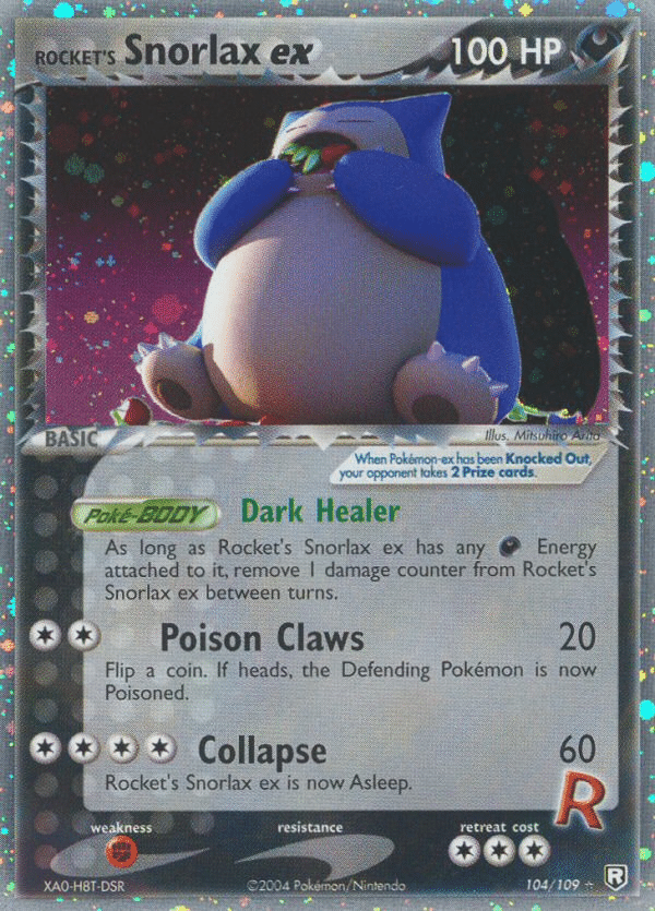 Rocket's Snorlax ex Pokémon Team Rocket Returns (104/109) – EX