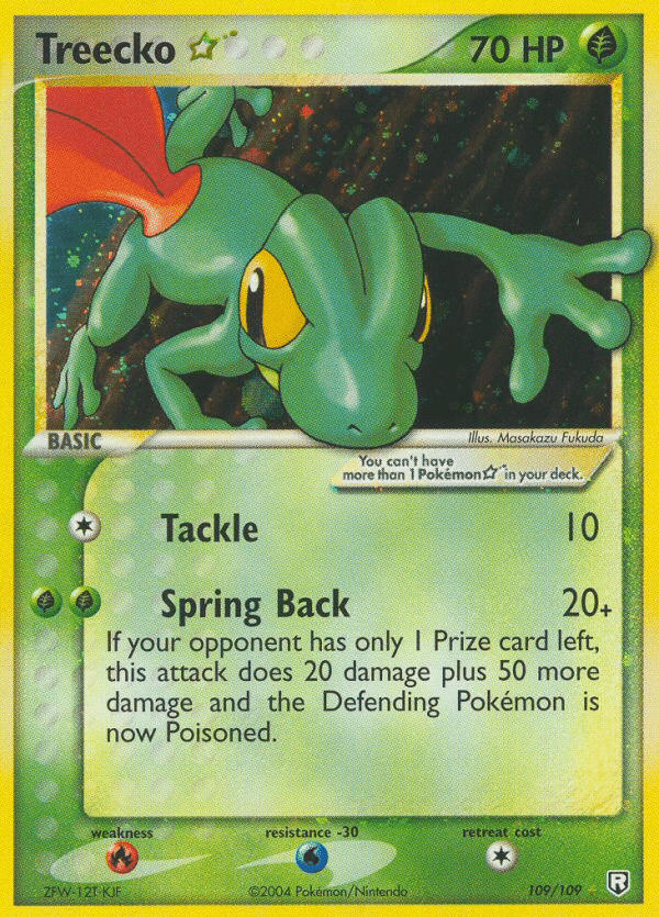 Treecko ★ Pokémon Team Rocket Returns (109/109) – EX