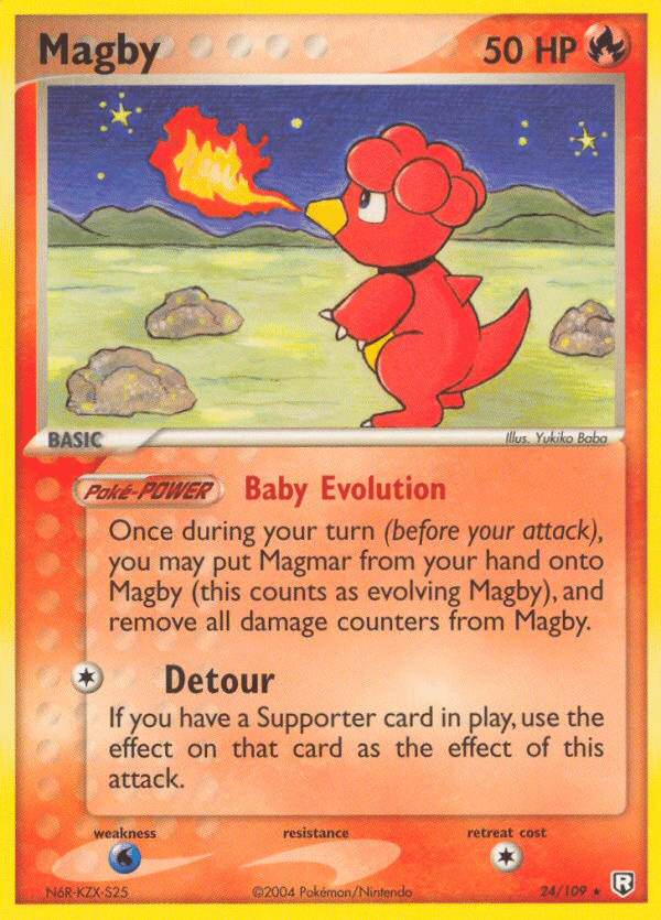 Magby Pokémon Team Rocket Returns (24/109) – EX