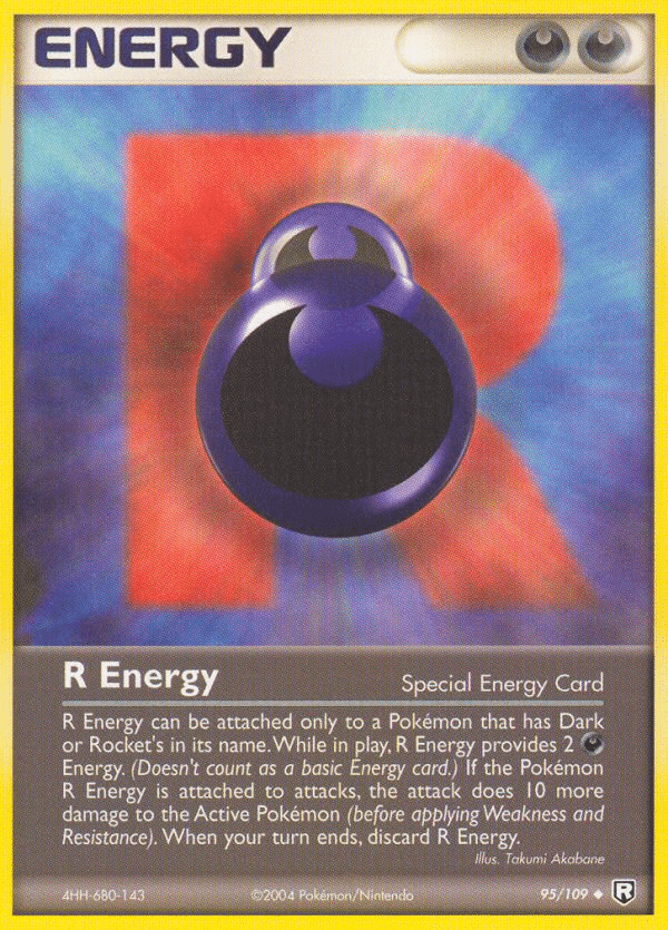 R Energy Pokémon Team Rocket Returns (95/109) – EX