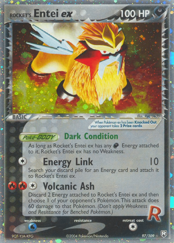 Rocket's Entei ex Pokémon Team Rocket Returns (97/109) – EX