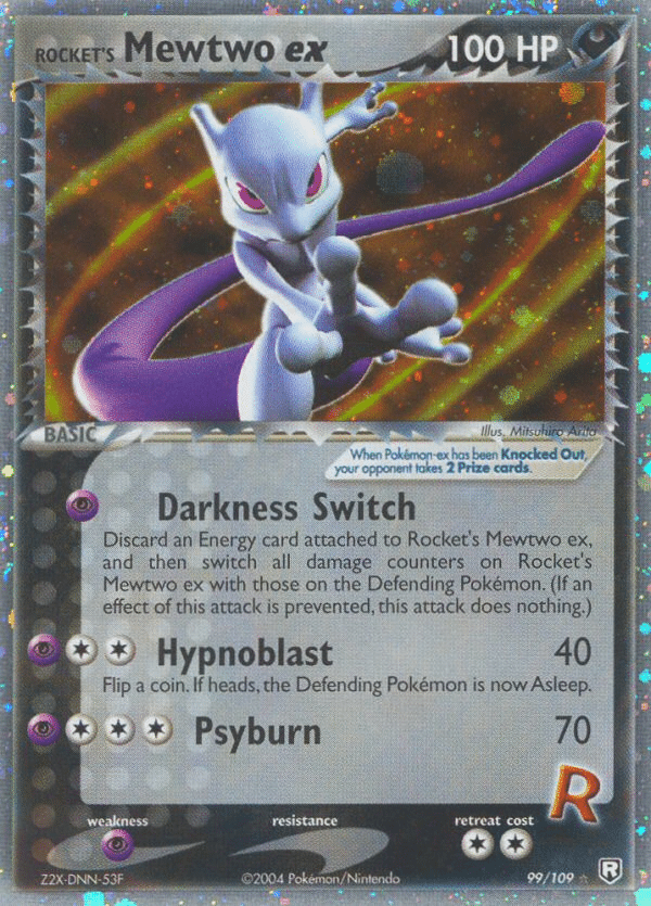 Rocket's Mewtwo ex Pokémon Team Rocket Returns (99/109) – EX