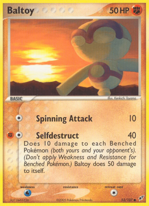 Baltoy Pokémon Deoxys (53/107) – EX