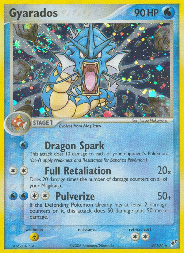 Gyarados Pokémon Deoxys (8/107) – EX