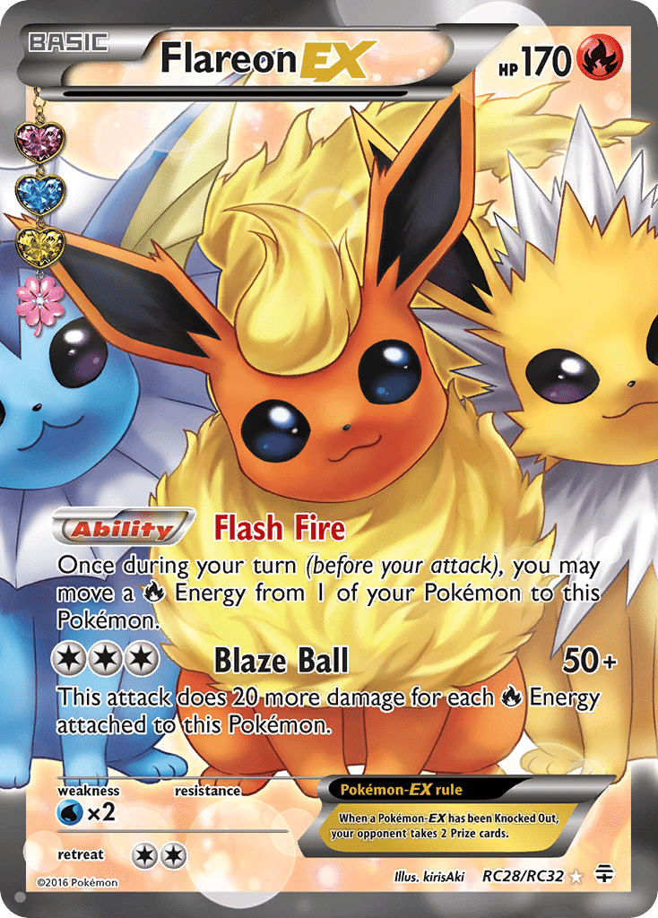 Flareon-EX Pokémon Generations (RC28/83) – XY