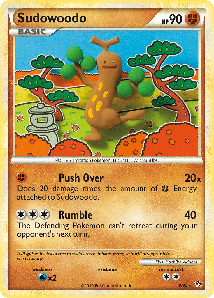 Sudowoodo Pokémon HS—Unleashed (9/95) – HeartGold & SoulSilver