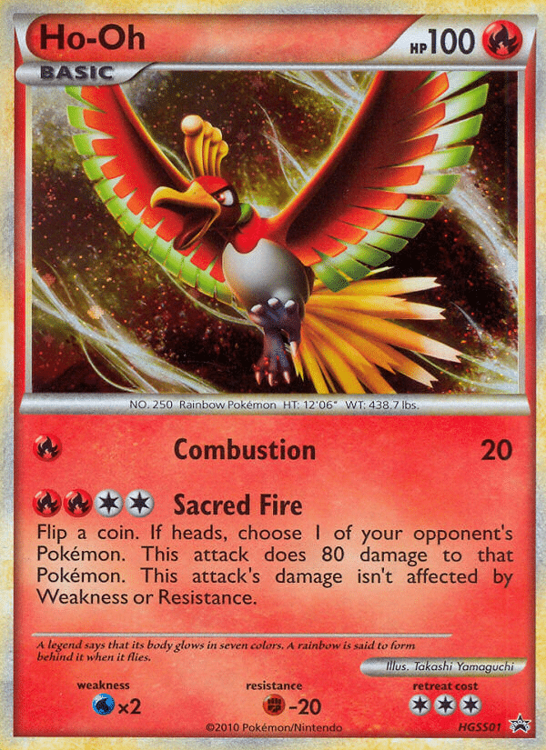 Ho-Oh Pokémon HGSS Black Star Promos (HGSS01/25) – HeartGold & SoulSilver