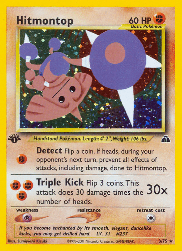 Hitmontop Pokémon Neo Discovery (3/75) – Neo
