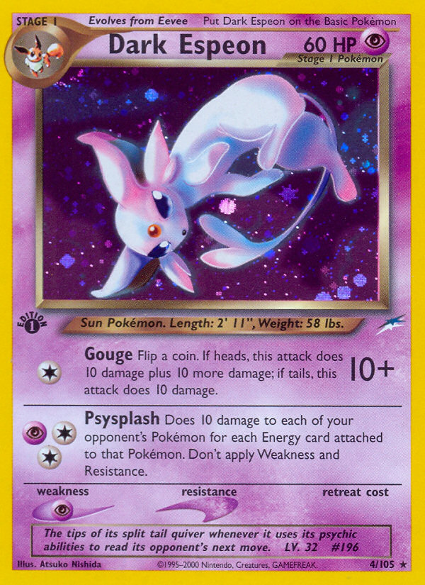 Dark Espeon Pokémon Neo Destiny (4/105) – Neo