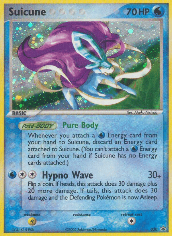 Suicune Pokémon Nintendo Black Star Promos (30/40) – NP