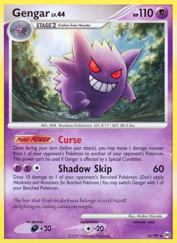 Gengar Pokémon Arceus (16/99) – Platinum